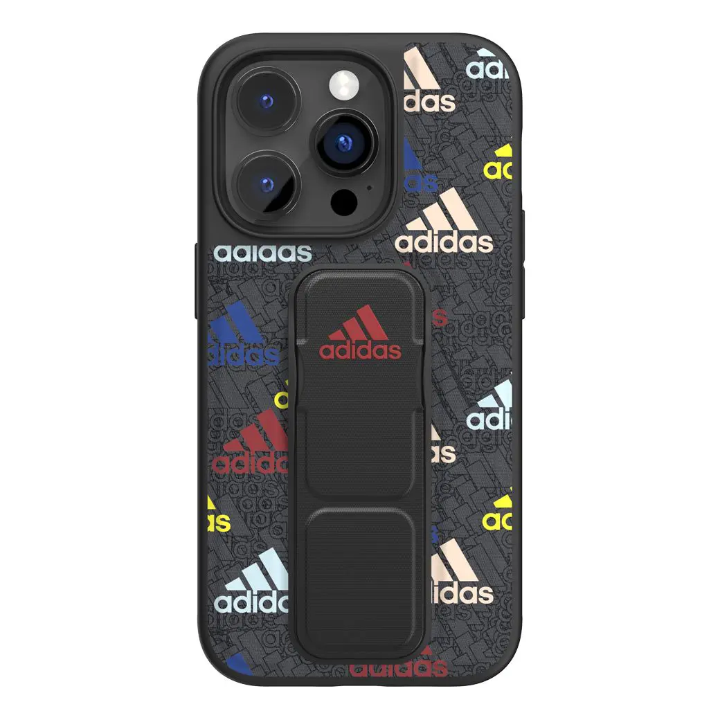 Adidas รุ่น Grip Case - เคส iPhone 14 Pro - สี Black/Colourful