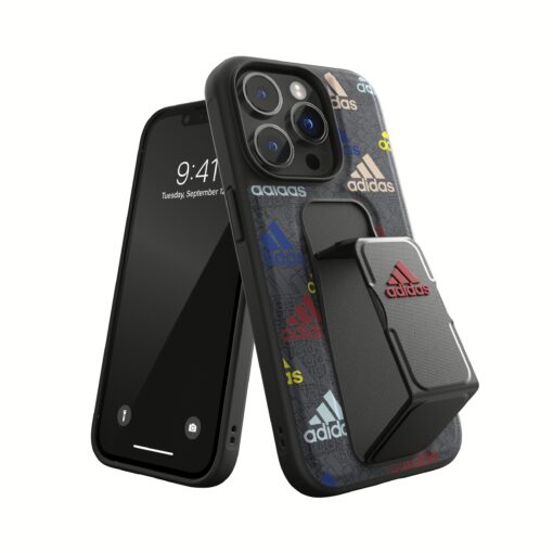 Adidas รุ่น Grip Case - เคส iPhone 14 Pro - สี Black/Colourful - Image 2