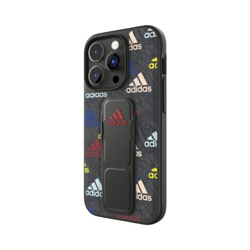 Adidas รุ่น Grip Case - เคส iPhone 14 Pro - สี Black/Colourful - Image 4