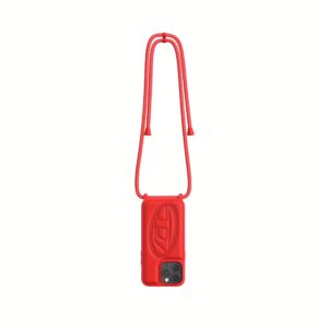 Diesel รุ่น Clear Necklace Case Diesel Graphic - เคส iPhone 14 Pro Max - สี Red 22 Diesel รุ่น Clear Necklace Case Diesel Graphic - เคส iPhone 14 Pro Max - สี Red