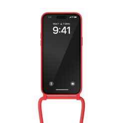 Diesel รุ่น Clear Necklace Case Diesel Graphic - เคส iPhone 14 Pro Max - สี Red