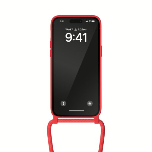 Diesel รุ่น Clear Necklace Case Diesel Graphic - เคส iPhone 14 Pro Max - สี Red - Image 5