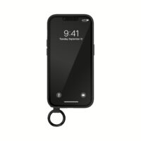 Diesel รุ่น Leather Handstrap Case - เคส iPhone 14 Pro - สี Black/White
