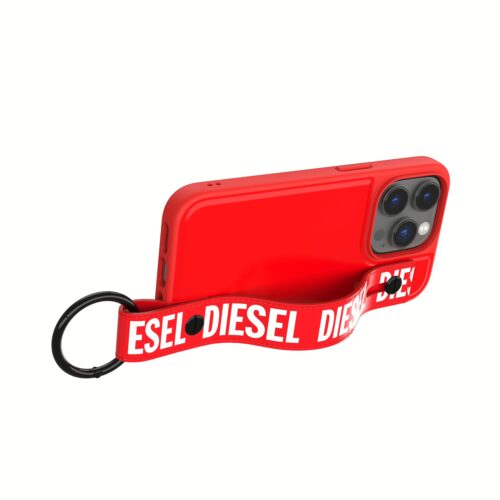 Diesel รุ่น Handstrap Case - เคส iPhone 14 Pro - สี Red/White - Image 6