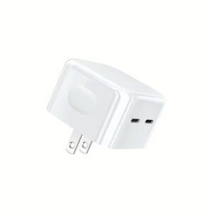 Choetech หัวชาร์จ รุ่น Q5008 Dual USB-C อแดปเตอร์ 2 พอร์ต Type-C  ชาร์จไว 35W - สี White