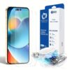 Whitestone Dome Glass - ฟิล์มกระจก iPhone 14 Pro Max - อุปกรณ์การติดแบบครบชุด (ฟิล์มหน้าจอ 2 แผ่น)