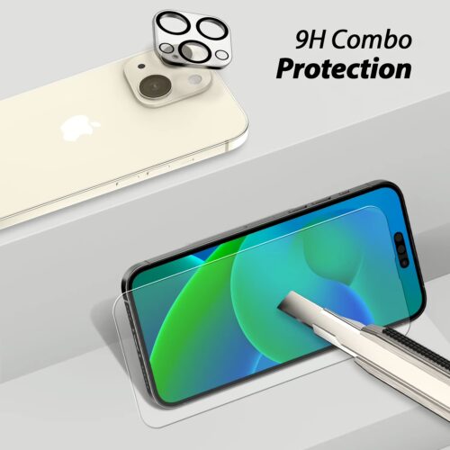 Whitestone EZ Glass - ฟิล์มกระจก iPhone 14 Pro Max (ชุดฟิล์มหน้าจอ+เลนส์กล้อง 3 เซต) - Image 3