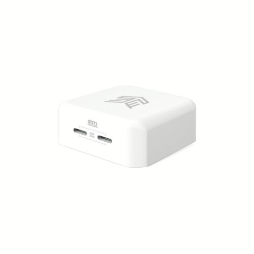 หัวชาร์จ STM รุ่น 35W USB-C Dual Port Power Adapter Fast Charge GaN - สีขาว - Image 2