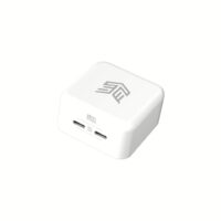 หัวชาร์จ STM รุ่น 35W USB-C Dual Port Power Adapter Fast Charge GaN - สีขาว