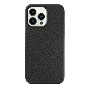 Richmond & Finch - เคส iPhone 14 Pro Max - ลาย Black Vegan Leather