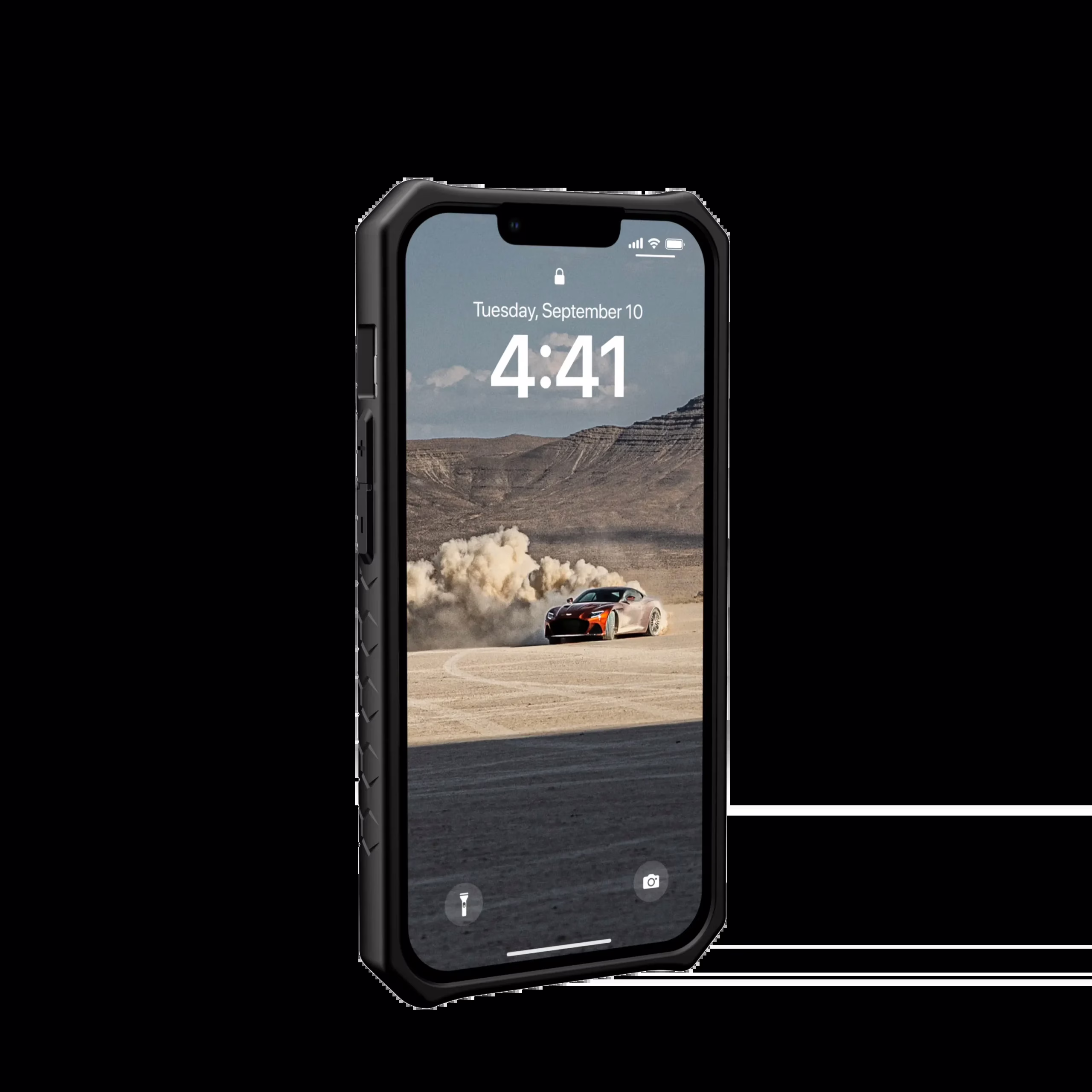 UAG รุ่น Monarch - เคส iPhone 14/13 - สี Black