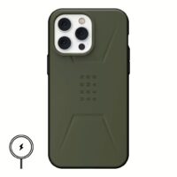 UAG รุ่น Civilian with Magsafe - เคส iPhone 14 Pro Max - สี Olive