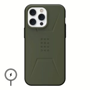 UAG รุ่น Civilian with Magsafe - เคส iPhone 14 Pro Max - สี Olive
