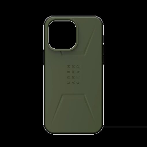UAG รุ่น Civilian with Magsafe - เคส iPhone 14 Pro Max - สี Olive - Image 11
