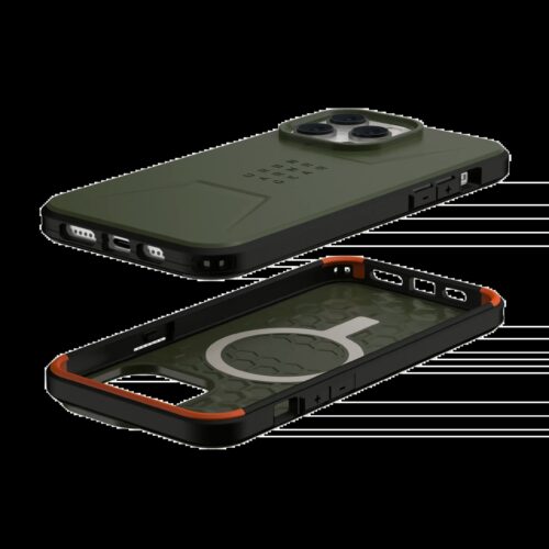 UAG รุ่น Civilian with Magsafe - เคส iPhone 14 Pro Max - สี Olive - Image 6
