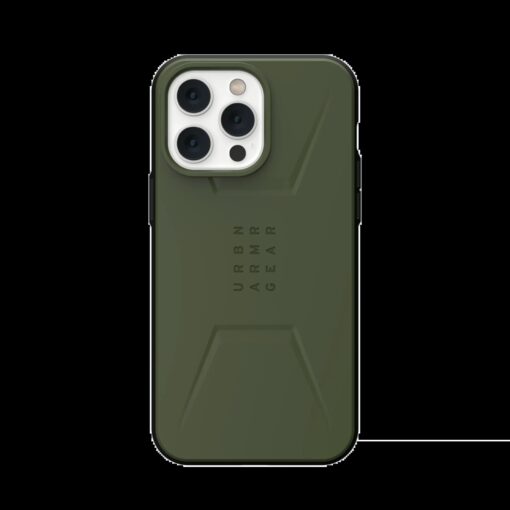UAG รุ่น Civilian with Magsafe - เคส iPhone 14 Pro Max - สี Olive - Image 2