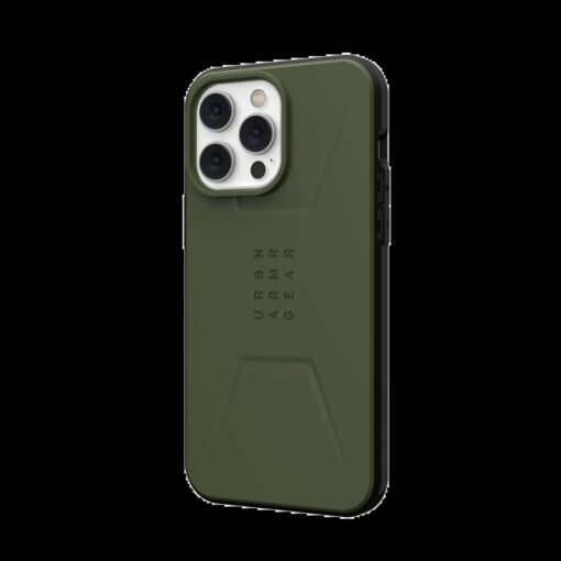 UAG รุ่น Civilian with Magsafe - เคส iPhone 14 Pro Max - สี Olive - Image 3