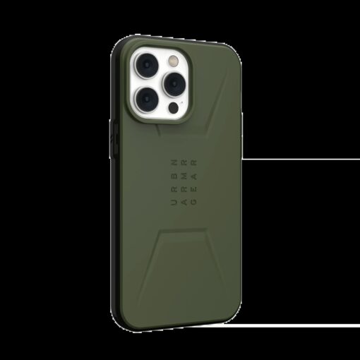 UAG รุ่น Civilian with Magsafe - เคส iPhone 14 Pro Max - สี Olive - Image 4