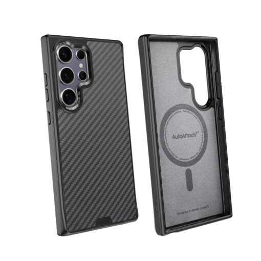 Hoda รุ่น Diverse Case Military Standard with Magnetic - เคส Galaxy S24 Ultra - ลาย Kevlar - Image 4