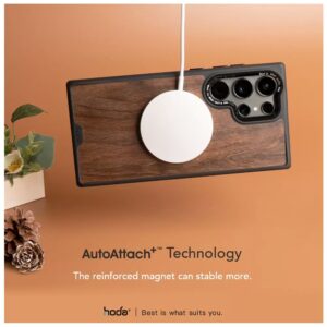 Hoda รุ่น Diverse Case Military Standard with Magnetic - เคส Galaxy S24 Ultra - ลาย Walnut