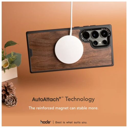 Hoda รุ่น Diverse Case Military Standard with Magnetic - เคส Galaxy S24 Ultra - ลาย Walnut - Image 13