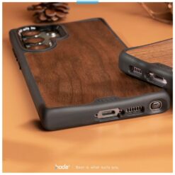 Hoda รุ่น Diverse Case Military Standard with Magnetic - เคส Galaxy S24 Ultra - ลาย Walnut