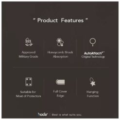 Hoda รุ่น Diverse Case Military Standard with Magnetic - เคส Galaxy S24 Ultra - ลาย Walnut