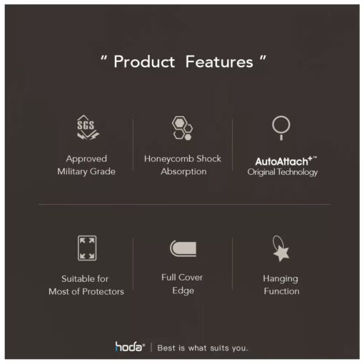 Hoda รุ่น Diverse Case Military Standard with Magnetic - เคส Galaxy S24 Ultra - ลาย Walnut - Image 14
