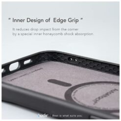 Hoda รุ่น Diverse Case Military Standard with Magnetic - เคส Galaxy S24 Ultra - ลาย Walnut