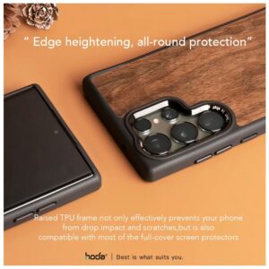 Hoda รุ่น Diverse Case Military Standard with Magnetic - เคส Galaxy S24 Ultra - ลาย Walnut