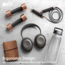 หูฟัง KEF รุ่น Mu7 Noise Cancelling Over Ear Wireless Headphones - สี Silver Grey - Image 7