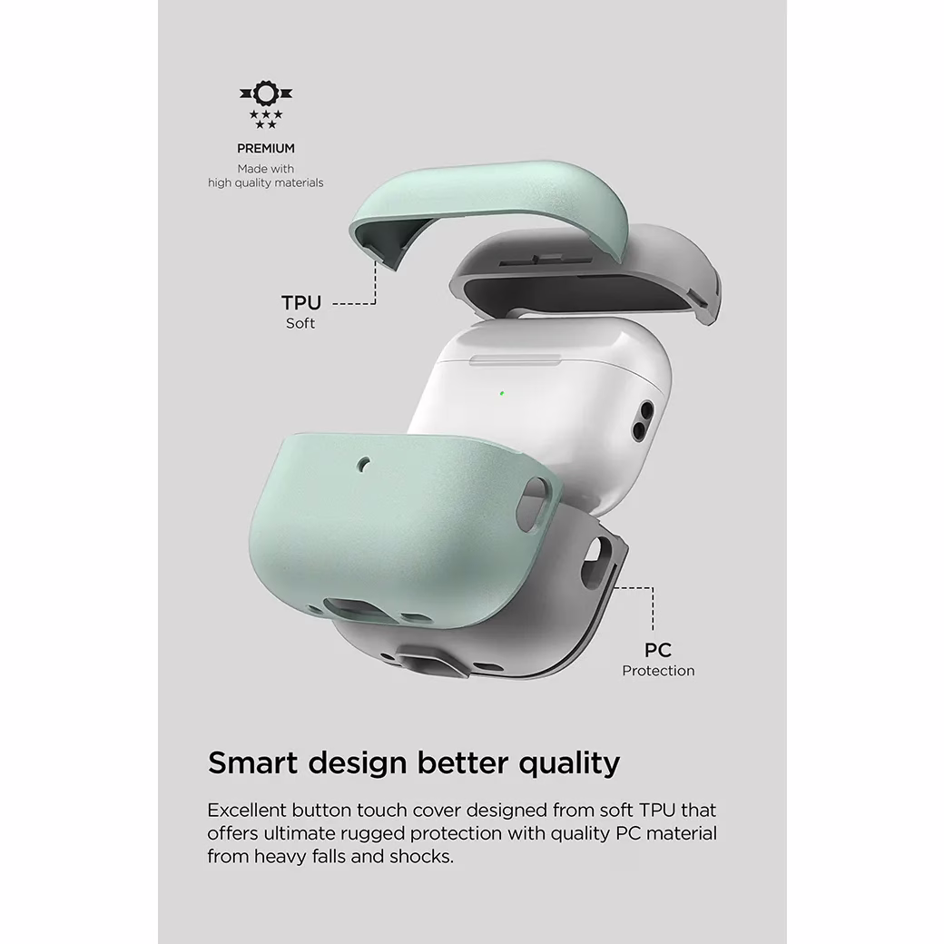 VRS รุ่น Modern - เคส Airpods Pro 2 - สี Marine Green