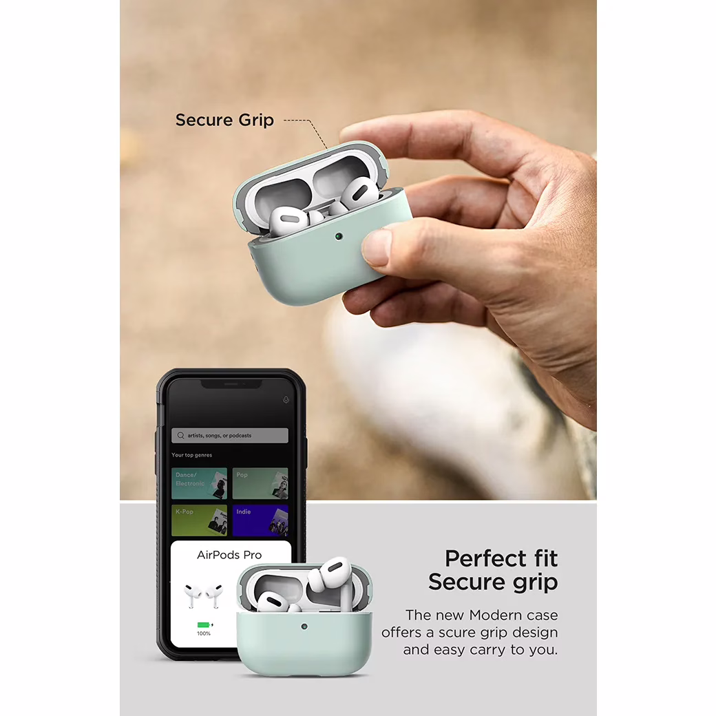 VRS รุ่น Modern - เคส Airpods Pro 2 - สี Marine Green
