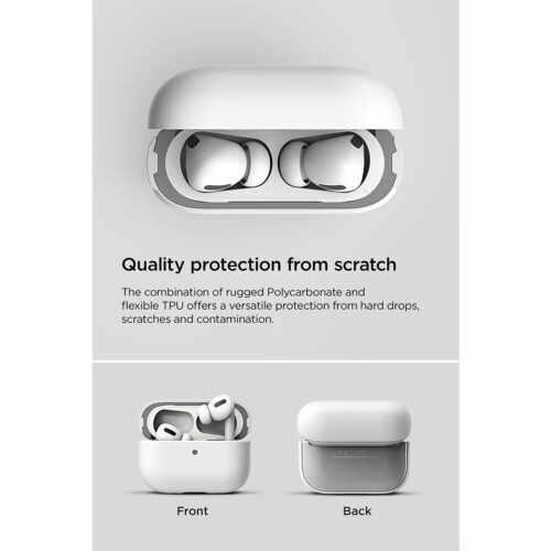VRS รุ่น Modern - เคส Airpods Pro 2 - สี White - Image 5