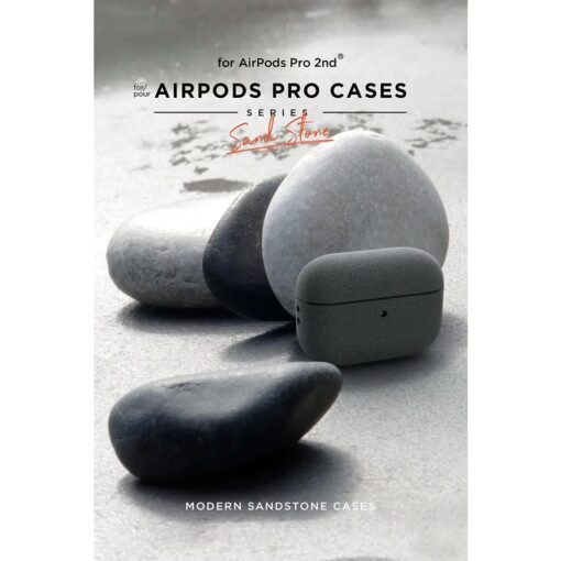 VRS รุ่น Modern - เคส Airpods Pro 2 - สี Sand Stone - Image 11