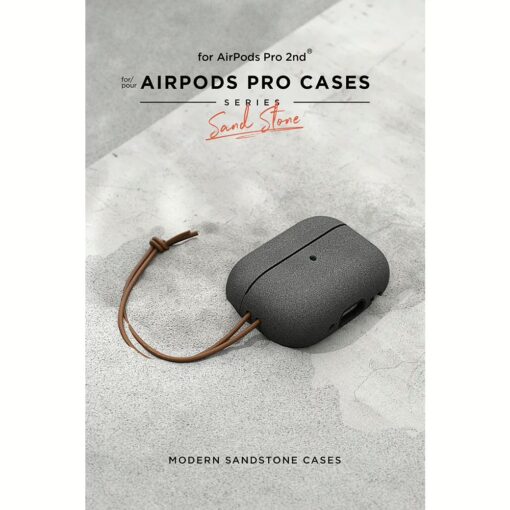VRS รุ่น Modern - เคส Airpods Pro 2 - สี Sand Stone - Image 15