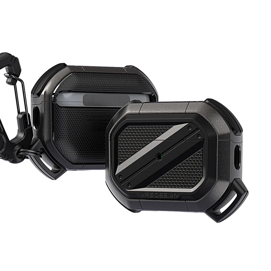 เคส VRS รุ่น Terra Guard Ultimate - Airpods Pro 2 - สี Metal Black