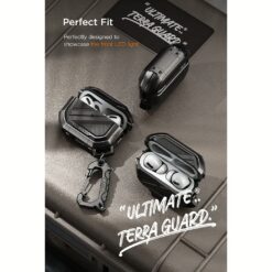 VRS รุ่น Terra Guard Ultimate - เคส Airpods Pro 2 - สี Metal Black
