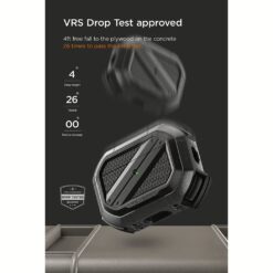 VRS รุ่น Terra Guard Ultimate - เคส Airpods Pro 2 - สี Metal Black