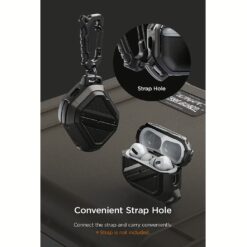 VRS รุ่น Terra Guard Ultimate - เคส Airpods Pro 2 - สี Metal Black