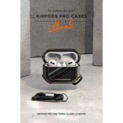 VRS รุ่น Terra Guard Ultimate - เคส Airpods Pro 2 - สี Metal Black