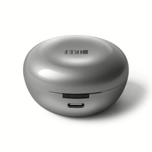 หูฟัง KEF รุ่น Mu3 Noise Cancelling True Wireless Earphones - สี Silver Grey