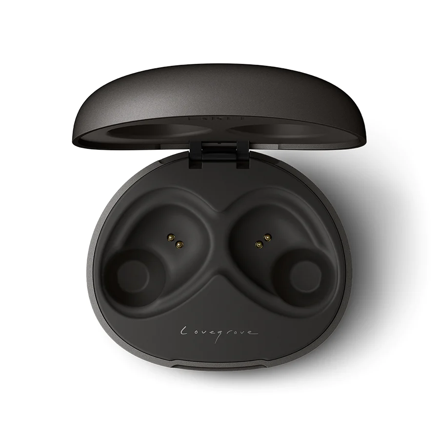 หูฟัง KEF รุ่น Mu3 Noise Cancelling True Wireless Earphones - สี Charcoal Grey