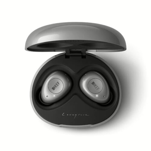 หูฟัง KEF รุ่น Mu3 Noise Cancelling True Wireless Earphones - สี Silver Grey - Image 3