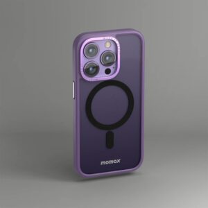 เคส Momax รุ่น Hybrid Magnetic Case with Metal Ring - iPhone 14 Pro Max - สีม่วง