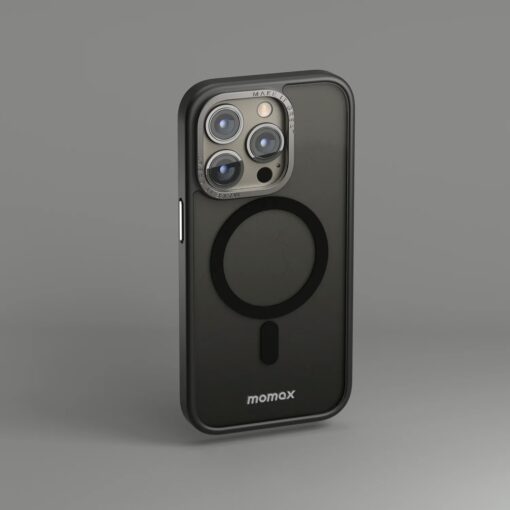 เคส Momax รุ่น Hybrid Magnetic Case with Metal Ring - iPhone 14 Pro - สีดำ - Image 3