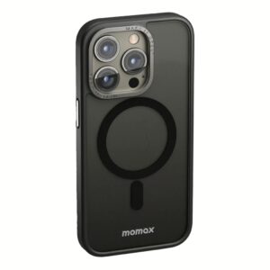 เคส Momax รุ่น Hybrid Magnetic Case with Metal Ring - iPhone 14 Pro - สีดำ