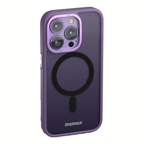 เคส Momax รุ่น Hybrid Magnetic Case with Metal Ring - iPhone 14 Pro - สีม่วง