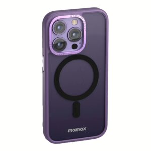เคส Momax รุ่น Hybrid Magnetic Case with Metal Ring - iPhone 14 Pro Max - สีม่วง