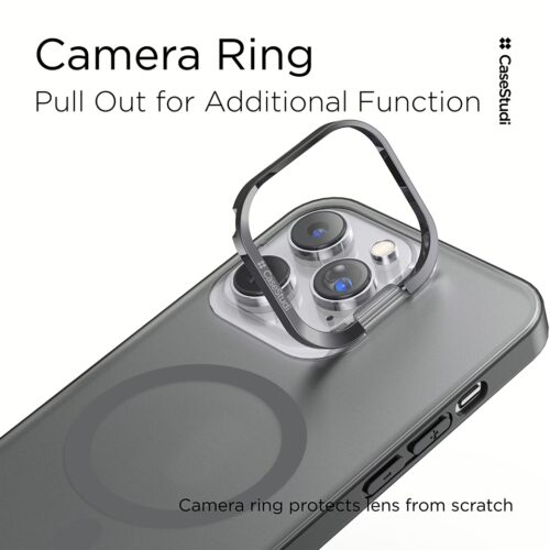 Casestudi รุ่น Ring+ - เคส iPhone 14 Pro Max - สี Black - Image 5